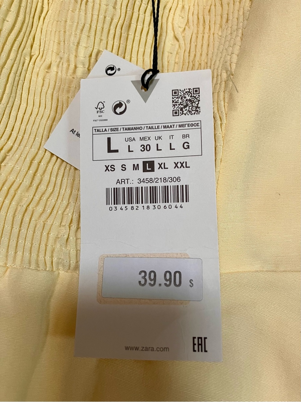 NWT Zara Cream Spaghetti-Strap Tank Romper - Picture 6 of 7